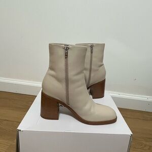 Marc Fisher Cream Boots